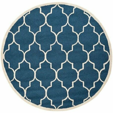 Safavieh Cambridge Hand Tufted Accent Rug, Navy and Ivory - 2 x 3 ft. CAM134G-2